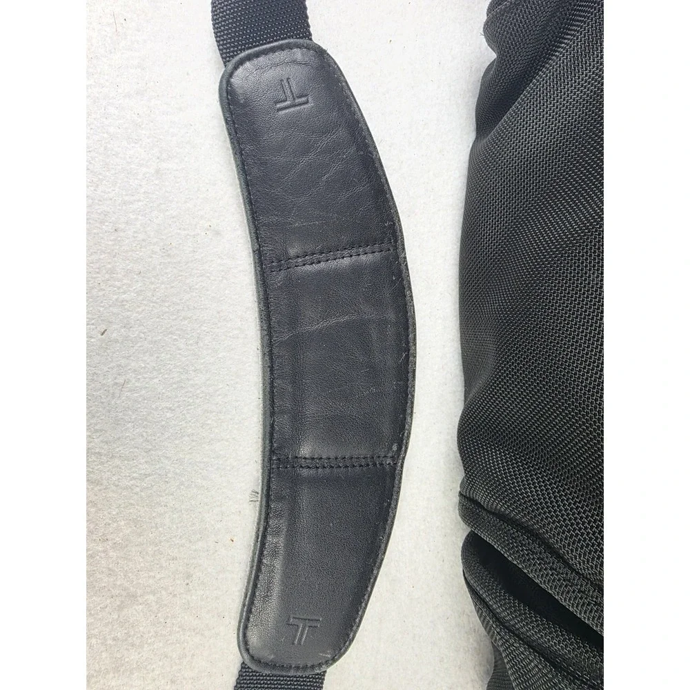 Tumi Alpha Organizer Laptop Briefcase Ballistic Nylon Bag‎ 26141D4 Black *READ*
